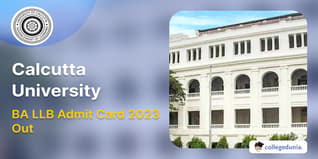 Calcutta University BA LLB Admit Card 2023 Out, Exam on August 06; Check Details Here